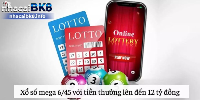 Tỷ lệ trả thưởng của mega 6/45 là bao nhiêu?