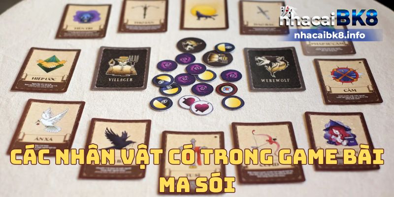 Các nhân vật có trong game bài ma sói